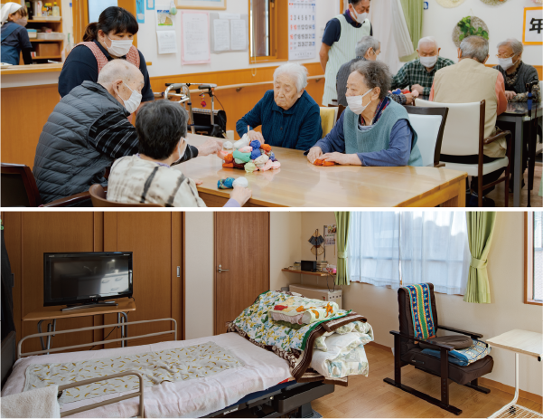 楢山各施設のイメージ画像